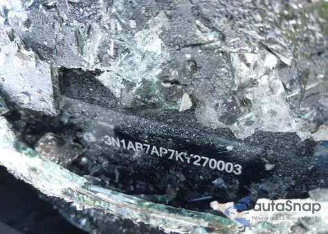 2019 Nissan Sentra S z USA, uszkodzony, nr VIN 3N1AB7AP7KY270003